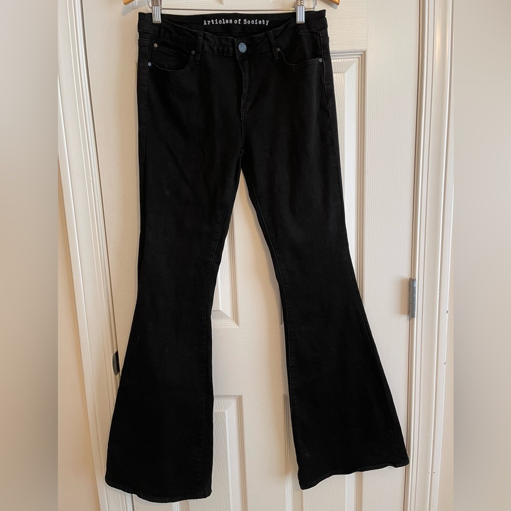 Articles of Society Black Flare Jeans